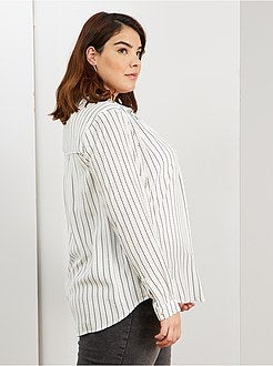 Soepele blouse met zak - Kiabi