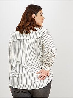 Soepele blouse met zak - Kiabi