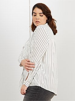 Soepele blouse met zak - Kiabi