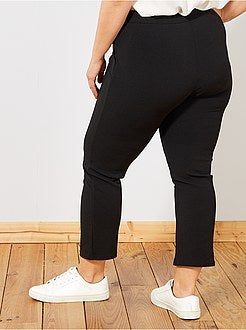 Soepele broek met elastische tailleband - Kiabi