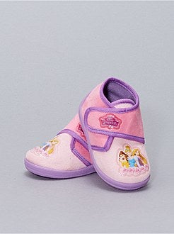 Soepele, fleece pantoffels 'Disney Princess' - Kiabi