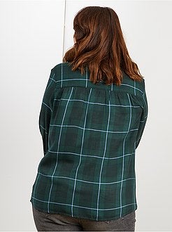 Soepele geruite blouse - Kiabi