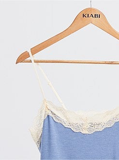 Soepele pyjama van viscose - Kiabi