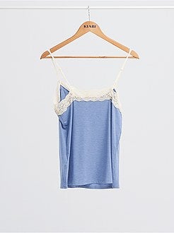 Soepele pyjama van viscose - Kiabi