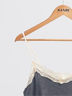 Soepele pyjama van viscose - Kiabi