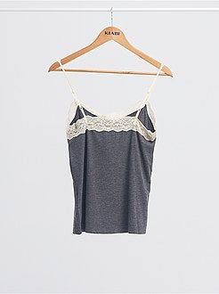 Soepele pyjama van viscose - Kiabi