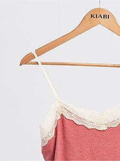 Soepele pyjama van viscose - Kiabi