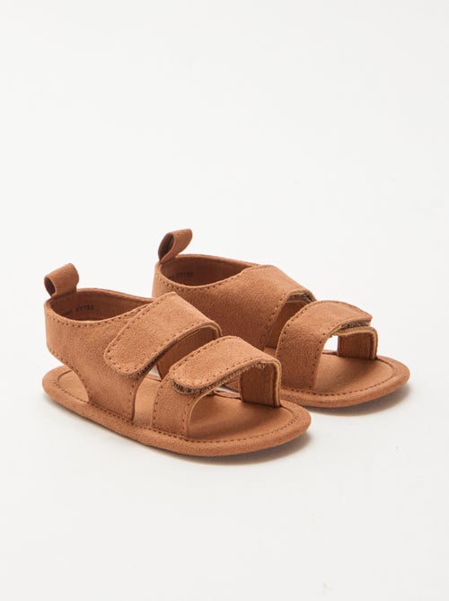 Soepele sandalen met 2 bandjes - Kiabi