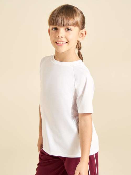 Soepelvallend sport T-shirt met korte mouwen (Ekstract) - Kiabi