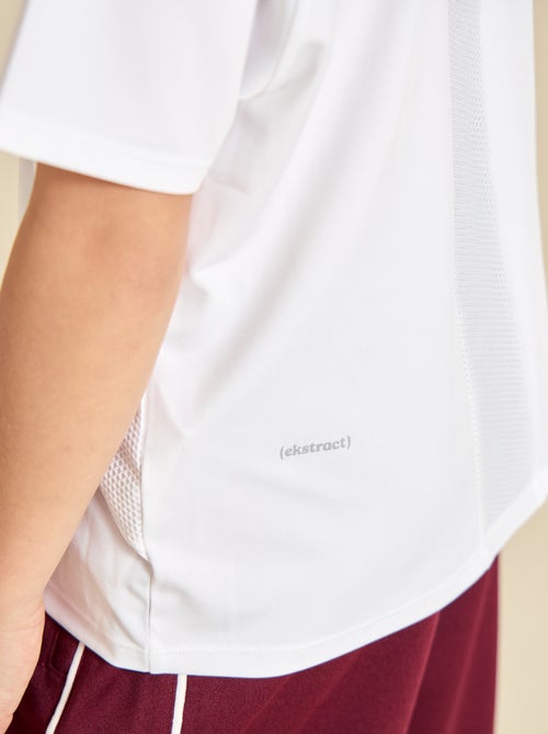 Soepelvallend sport T-shirt met korte mouwen (Ekstract) - Kiabi
