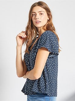 Soepelvallende blouse - Kiabi