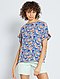     Soepelvallende blouse met print afbeelding 1
