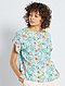     Soepelvallende blouse met print afbeelding 1
