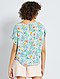    Soepelvallende blouse met print afbeelding 4
