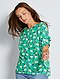     Soepelvallende blouse met print afbeelding 1
