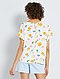     Soepelvallende blouse met print afbeelding 4
