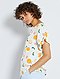     Soepelvallende blouse met print afbeelding 6
