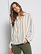     Soepelvallende blouse met strepen afbeelding 1
