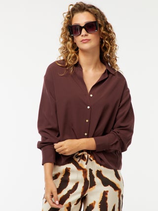 Soepelvallende blouse