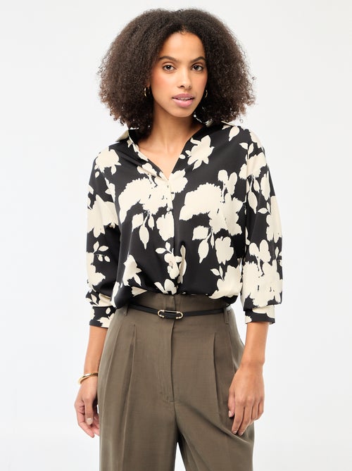 Soepelvallende blouse - Kiabi