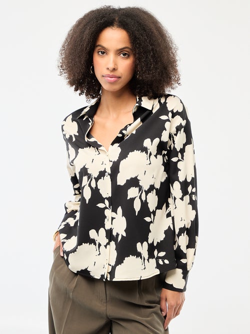 Soepelvallende blouse - Kiabi