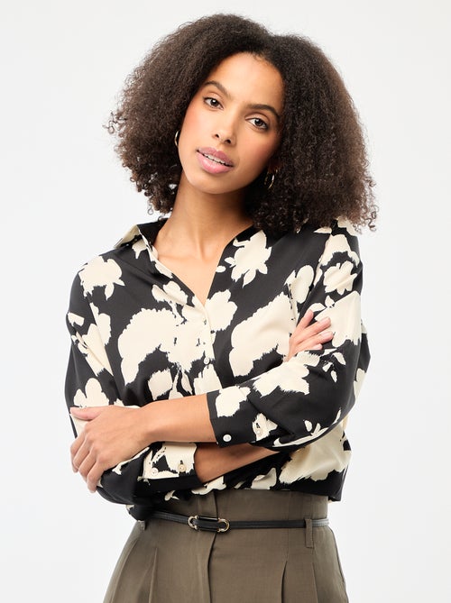 Soepelvallende blouse - Kiabi