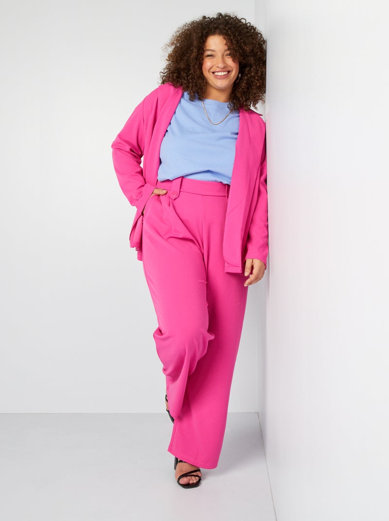 Soepelvallende broek 'Only Carmakoma' ROSE - Kiabi