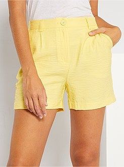 Soepelvallende, effen short - Kiabi