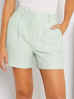 Soepelvallende, effen short - Kiabi