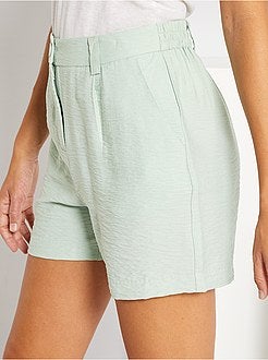 Soepelvallende, effen short - Kiabi