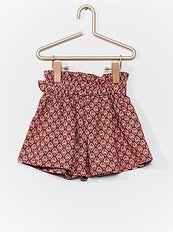 Meisje 0-36 maanden - Soepelvallende short met print - Kiabi