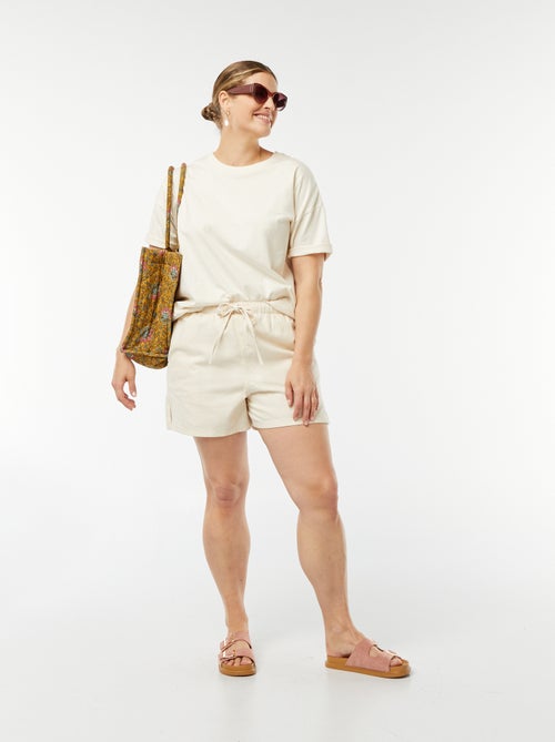 Soepelvallende spijkershort - Kiabi