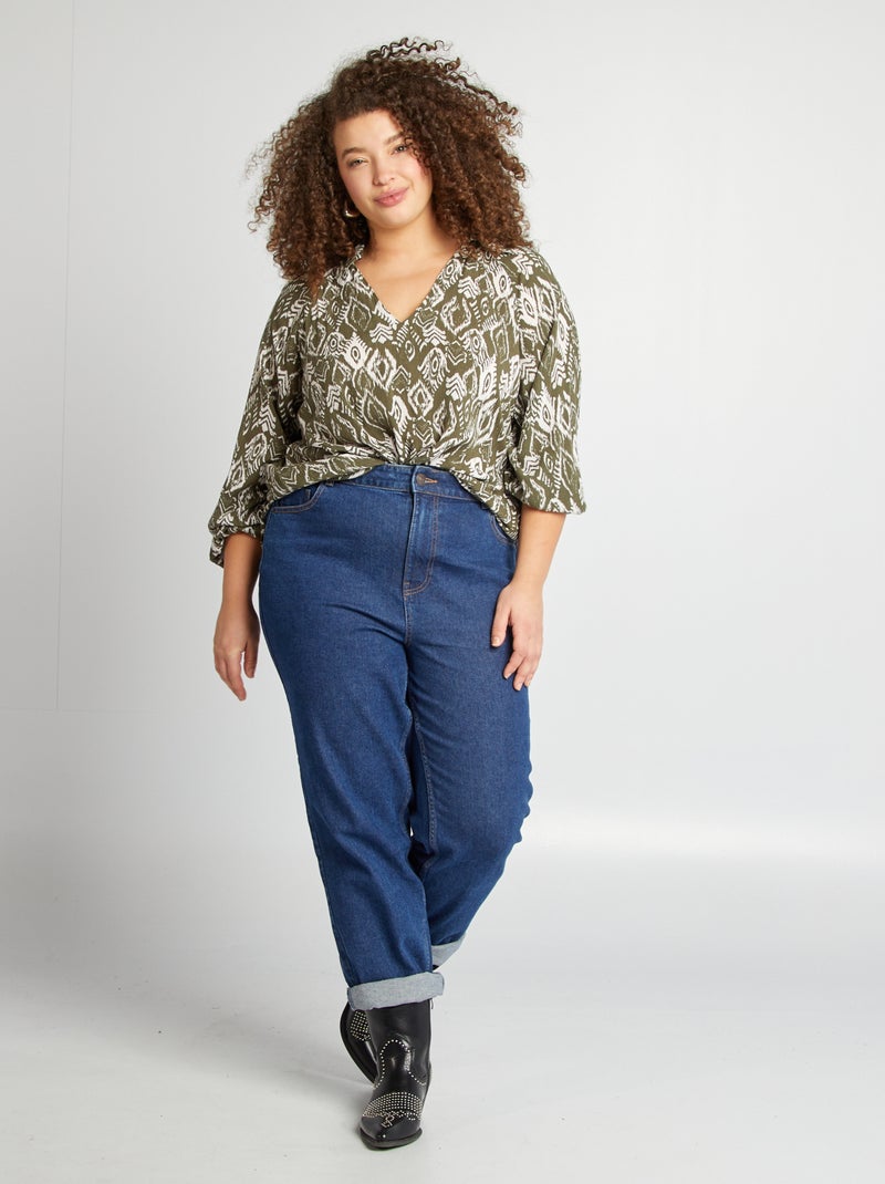 Soepelvallende top KAKI - Kiabi