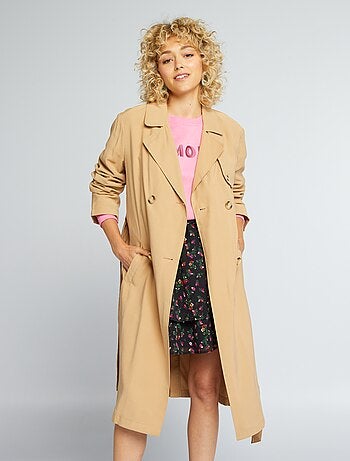 Soepelvallende trenchcoat - Kiabi