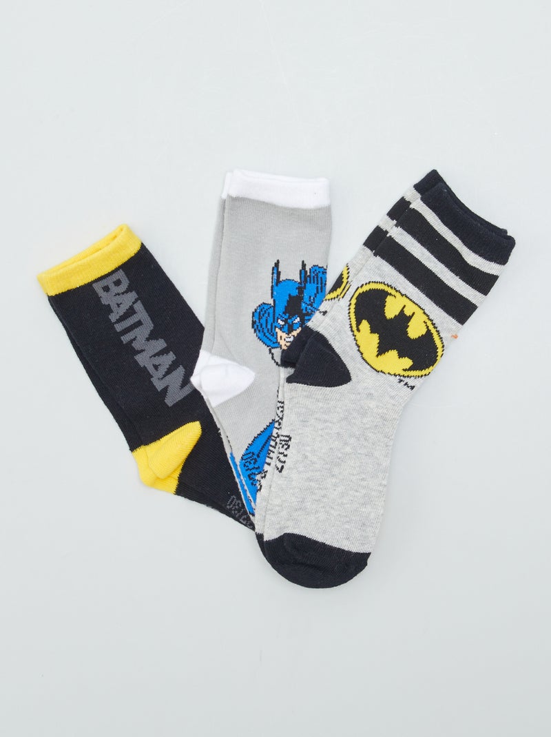 Sokken 'Batman' zwart / grijs - Kiabi