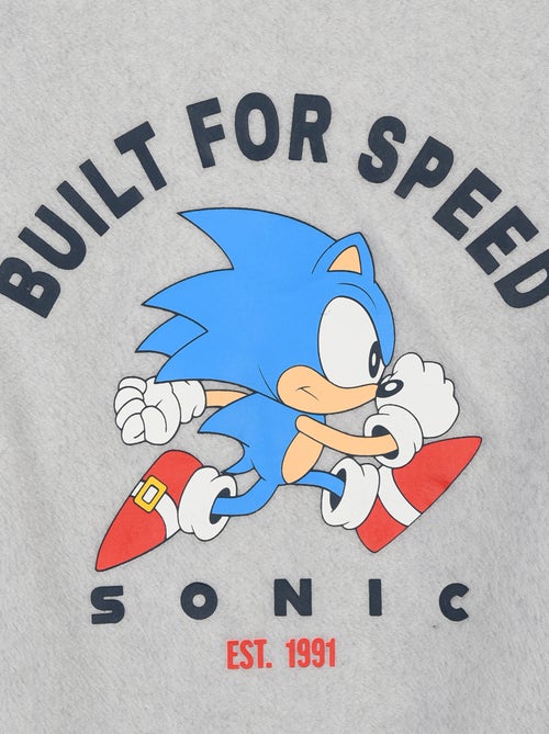 Sonic-pyjama 2-delig - T-shirt met lange mouwen + broek - Kiabi