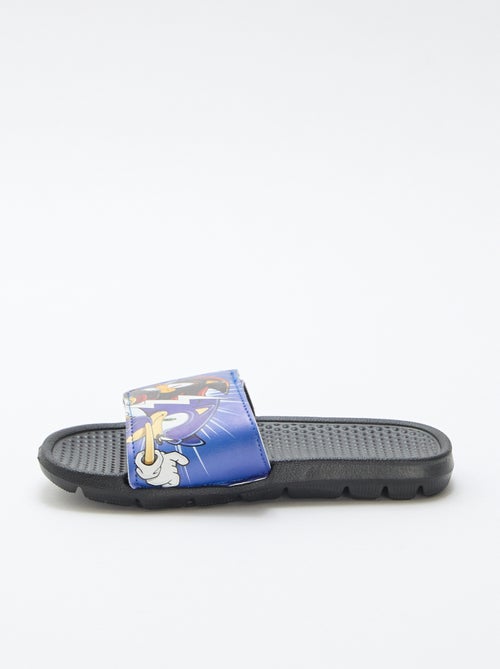 Sonic slippers met klittenband - Kiabi
