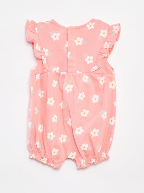 Speelpakje met ruches en zakjes - Kiabi