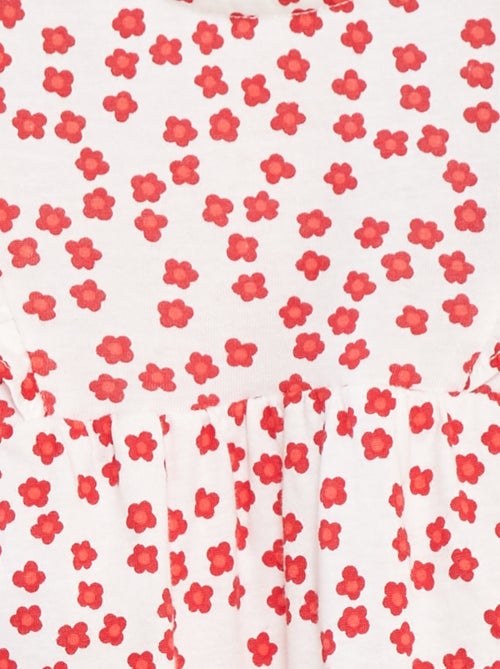 Speelpakje met ruches en zakjes - Kiabi