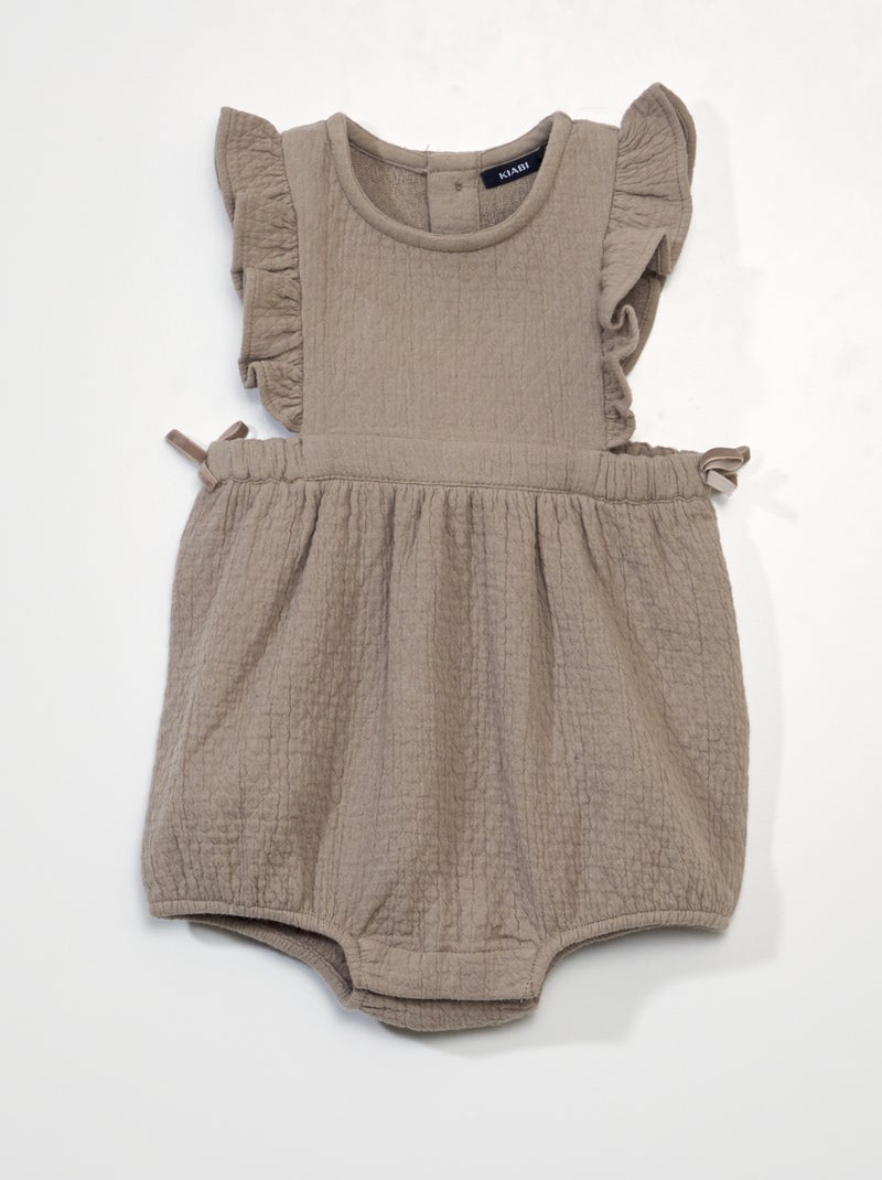 Speelpakje van fantasietricot met ruches BIEGE - Kiabi