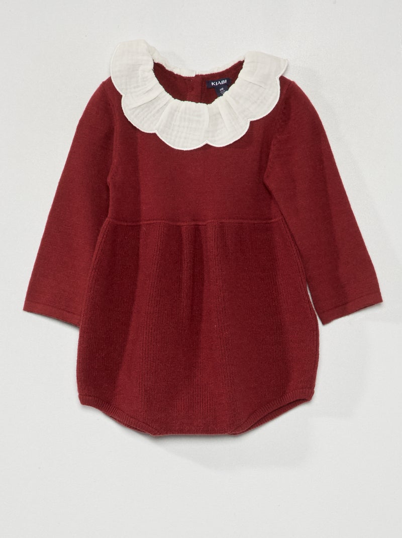 Speelpakje van tricot BRUIN - Kiabi