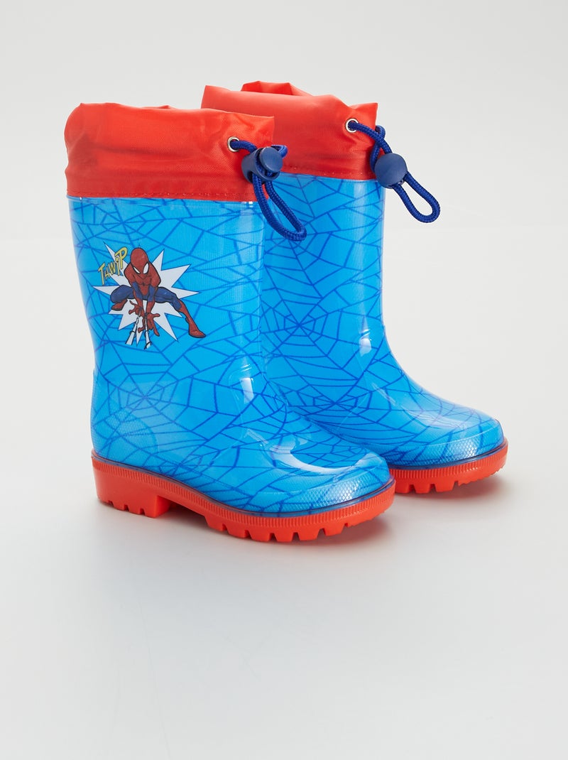 Spider-Man-regenlaarzen BLAUW - Kiabi