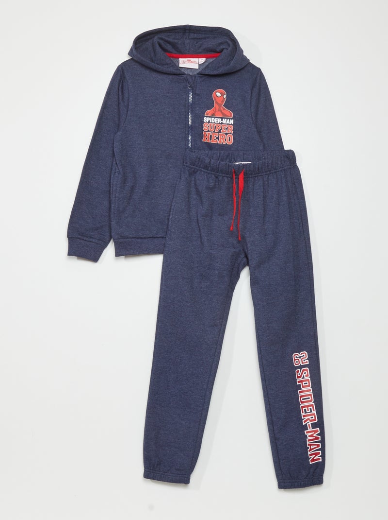 Spiderman-joggingpak - 2-delig BLAUW - Kiabi