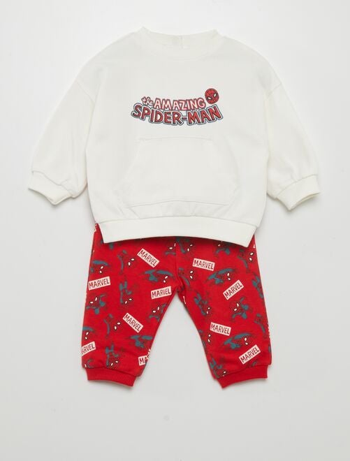 Spiderman-setje met sweater + broek - 2-delig - Kiabi