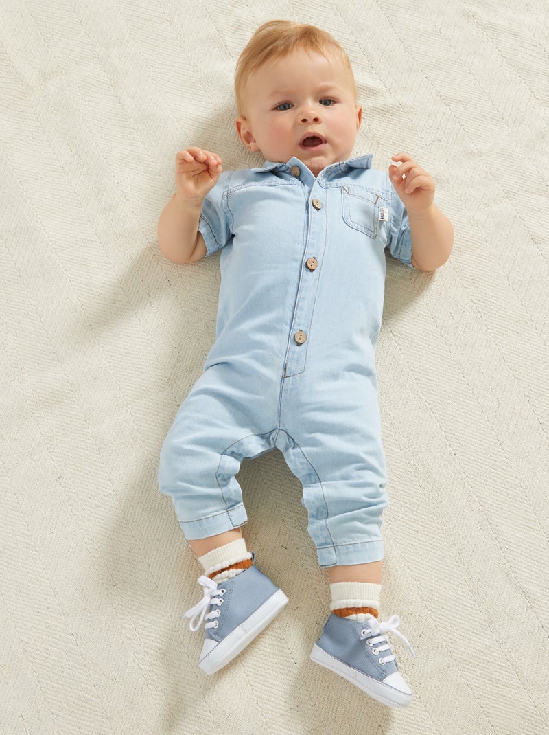 Spijker-jumpsuit BLAUW - Kiabi