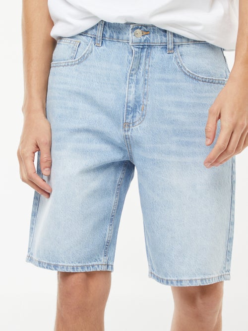 Spijkerbermuda - Kiabi