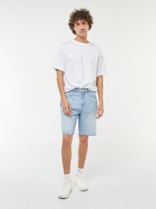 Spijkerbermuda - Kiabi