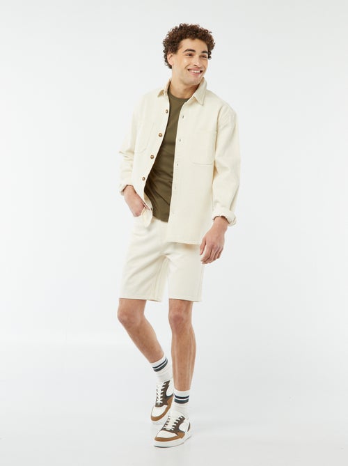 Spijkerbermuda tot op de knie - Kiabi