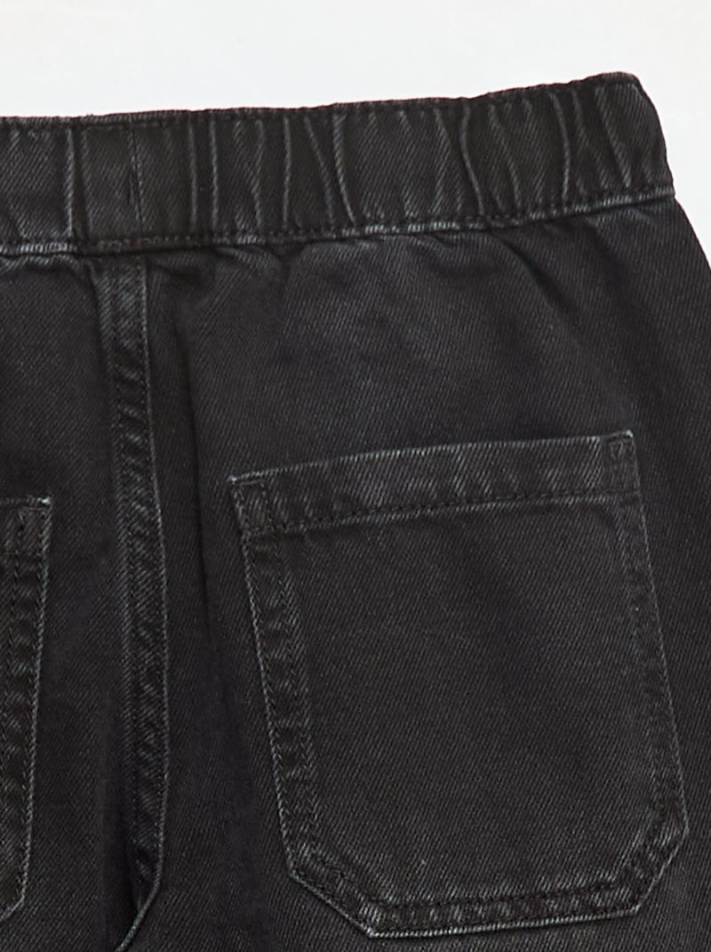 Spijkerbroek in joggingstijl Grijs - Kiabi