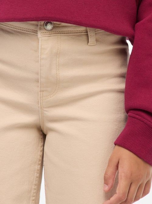 Spijkerbroek met wijde pijpen - Kiabi